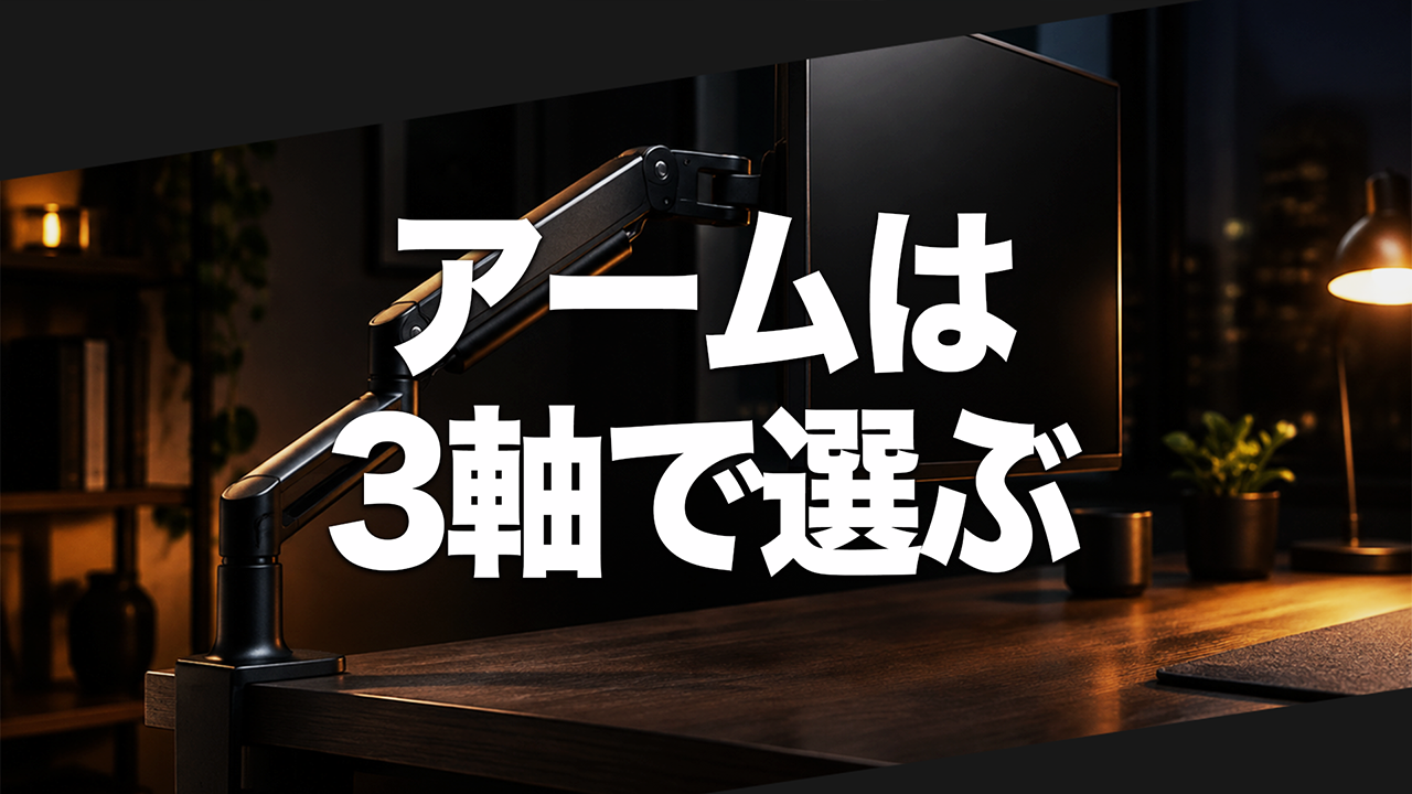 モニターアームのおすすめと選び方｜耐荷重・可動方式・取付で安い物と高い物の差を比べた